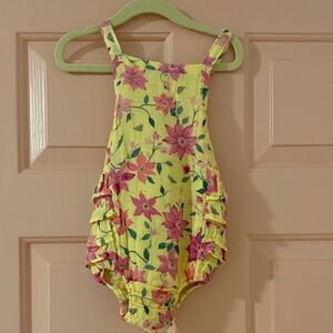 NWT angel dear  Ruffle Baby Romper